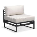 Nije ûntwerp tún sofa mei HPL tafel top